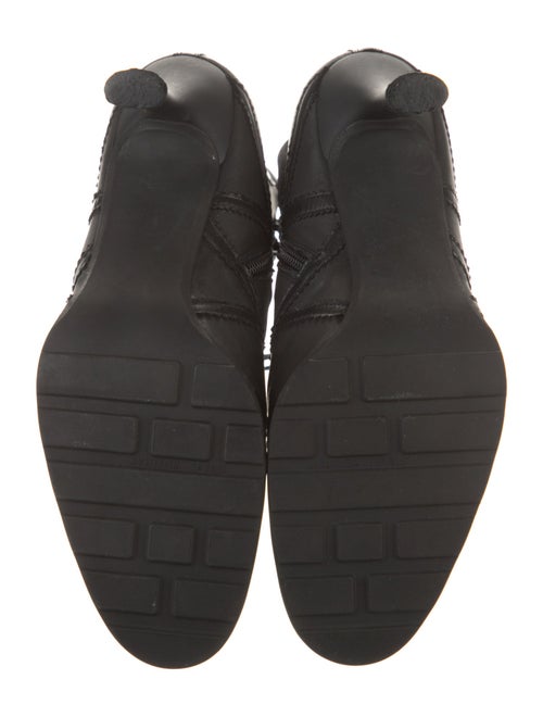 Stuart Weitzman Leather Lace-Up Boots