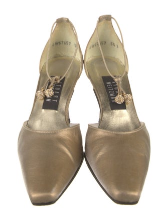 Stuart Weitzman Crystal Embellishments D'Orsay Pumps