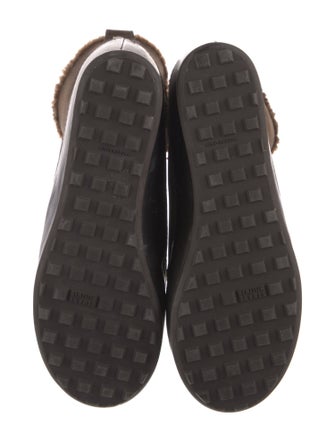 Stuart Weitzman Leather Lace-Up Boots