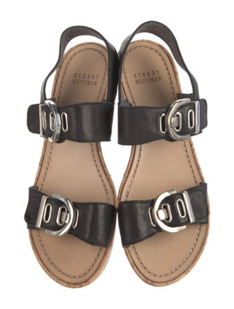 Stuart Weitzman Leather Espadrilles