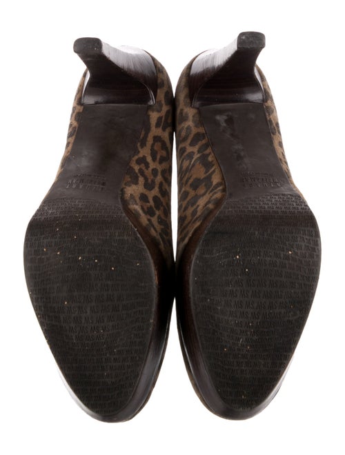 Stuart Weitzman Suede Animal Print Pumps