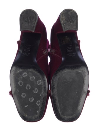 Stuart Weitzman Velvet Faux Fur Trim Boots