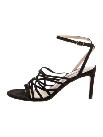 Stuart Weitzman Suede Slingback Sandals
