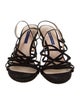 Stuart Weitzman Suede Slingback Sandals