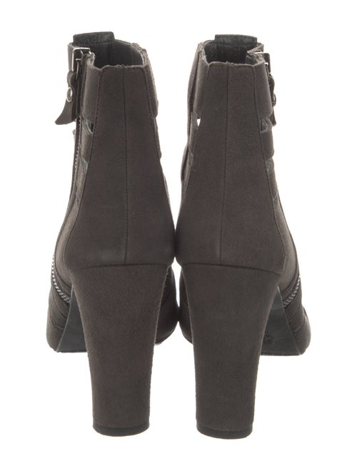 Stuart Weitzman Suede Cutout Accent Boots