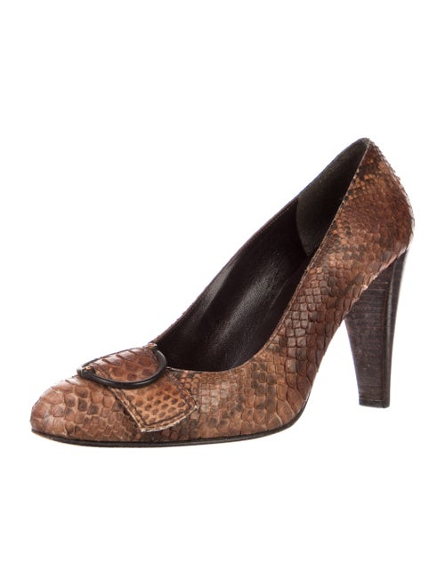 Stuart Weitzman Snakeskin Animal Print Pumps