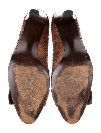 Stuart Weitzman Snakeskin Animal Print Pumps