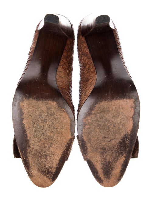 Stuart Weitzman Snakeskin Animal Print Pumps