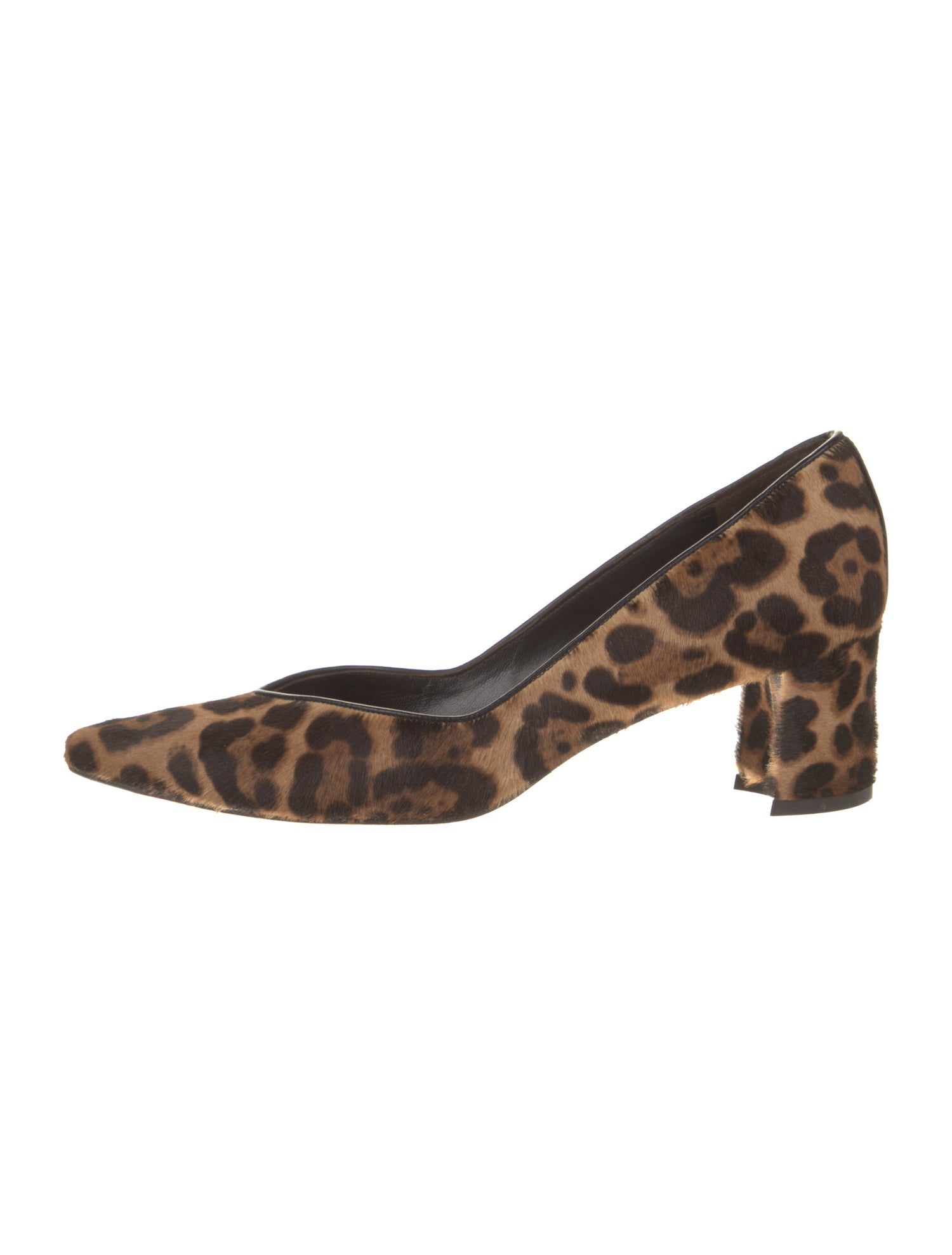 Stuart Weitzman Ponyhair Animal Print Pumps
