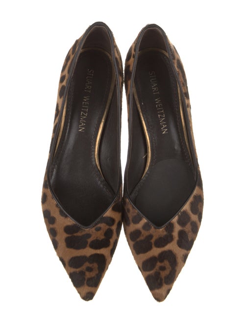 Stuart Weitzman Ponyhair Animal Print Pumps