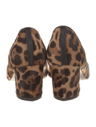 Stuart Weitzman Ponyhair Animal Print Pumps