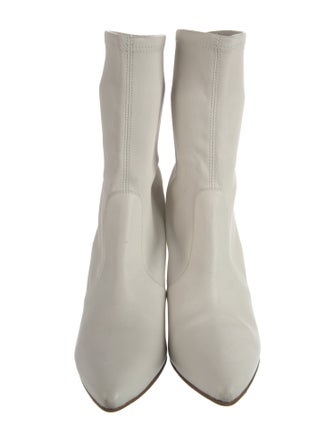 Stuart Weitzman Leather Sock Boots