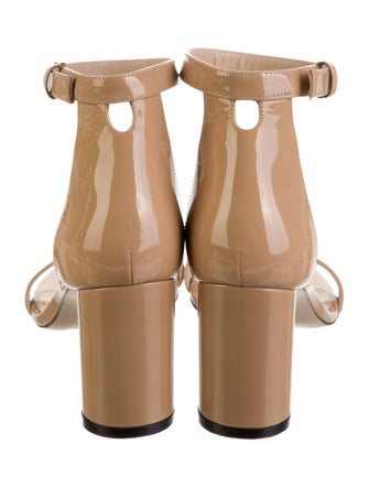 Stuart Weitzman Patent Leather Sandals