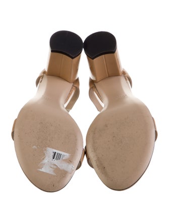 Stuart Weitzman Patent Leather Sandals