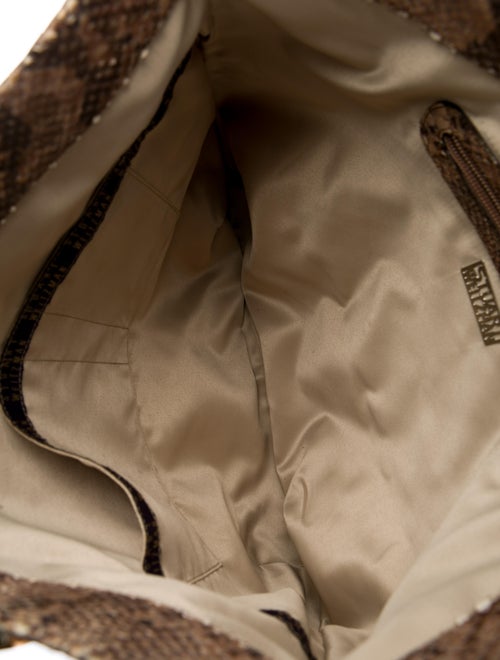 Stuart Weitzman Python Shoulder Tote