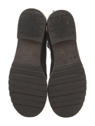 Stuart Weitzman Velvet Combat Boots