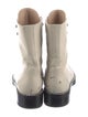 Stuart Weitzman Leather Crystal Embellishments Combat Boots