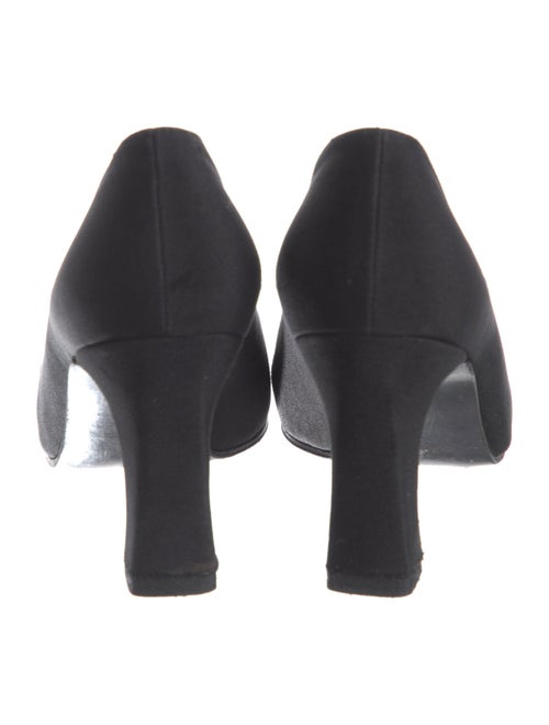 Stuart Weitzman Canvas Crystal Embellishments Pumps