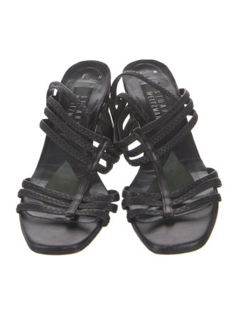 Stuart Weitzman Leather Gladiator Sandals