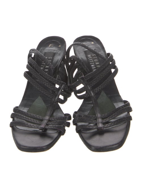Stuart Weitzman Leather Gladiator Sandals