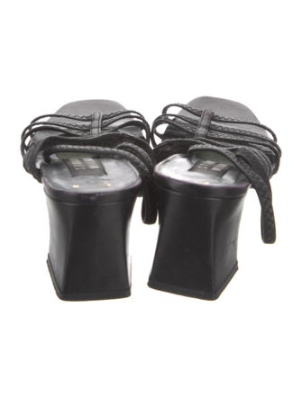 Stuart Weitzman Leather Gladiator Sandals