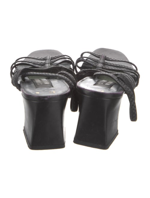 Stuart Weitzman Leather Gladiator Sandals