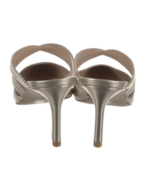Stuart Weitzman Leather Slides