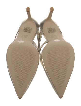 Stuart Weitzman Leather Slides