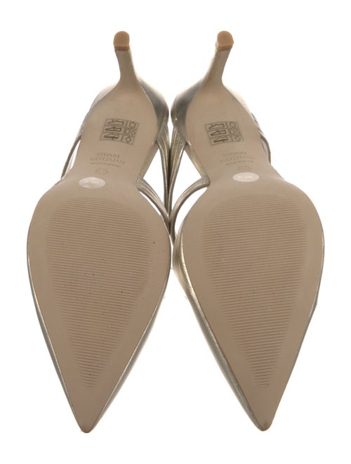 Stuart Weitzman Leather Slides