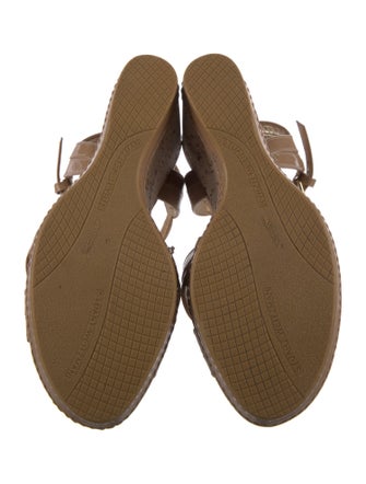 Stuart Weitzman Patent Leather Espadrilles