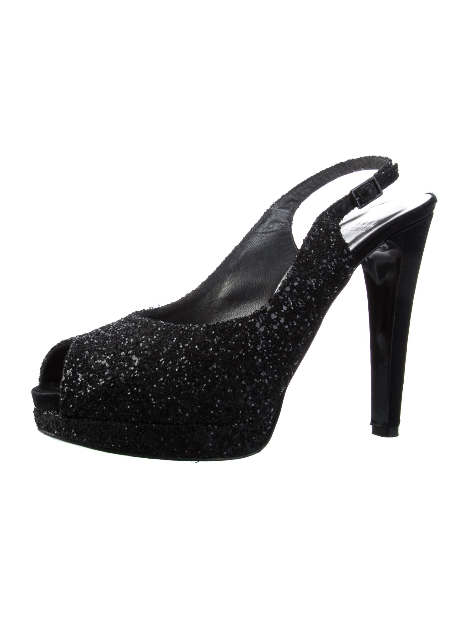 Stuart Weitzman Glitter Slingback Pumps