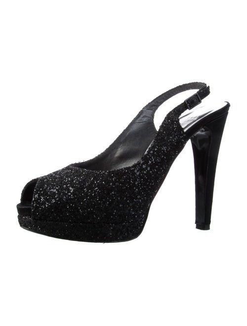 Stuart Weitzman Glitter Slingback Pumps