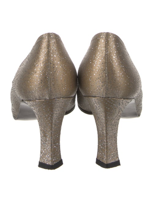 Stuart Weitzman Glitter Accents Pumps