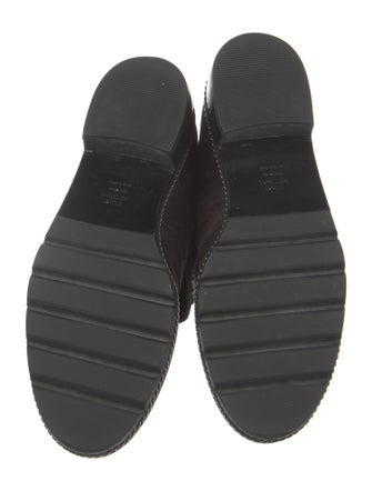 Stuart Weitzman Suede Studded Accents Combat Boots