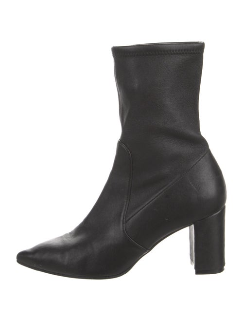 Stuart Weitzman Leather Sock Boots