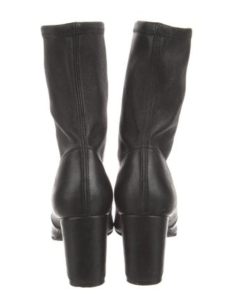 Stuart Weitzman Leather Sock Boots