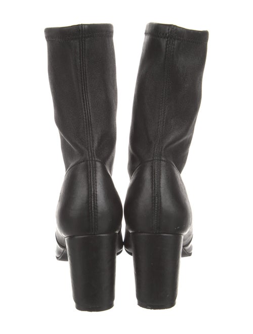 Stuart Weitzman Leather Sock Boots