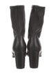 Stuart Weitzman Leather Sock Boots