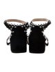 Stuart Weitzman Suede Studded Accents Sandals