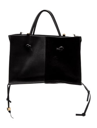 Stuart Weitzman Leather Top Handle Bag