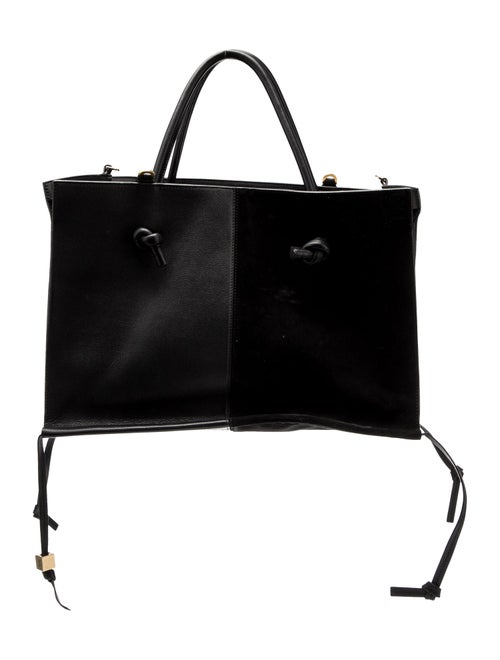 Stuart Weitzman Leather Top Handle Bag