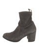 Stuart Weitzman Suede Bow Accents Boots