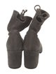 Stuart Weitzman Suede Bow Accents Boots