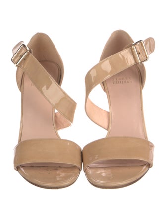 Stuart Weitzman Patent Leather Sandals
