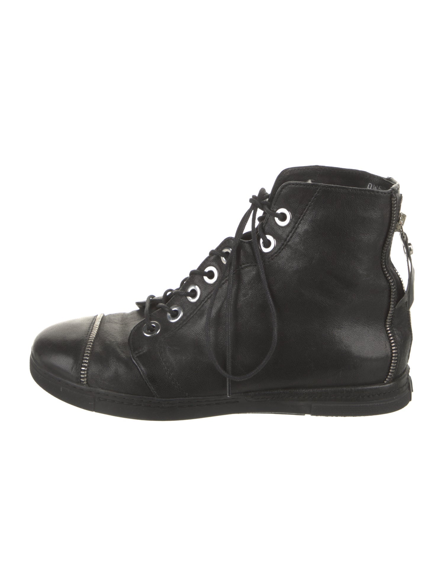Stuart Weitzman Leather Combat Boots
