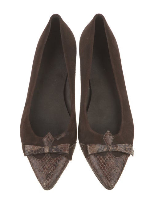 Stuart Weitzman Suede Flats
