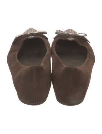 Stuart Weitzman Suede Flats