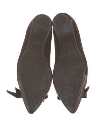 Stuart Weitzman Suede Flats