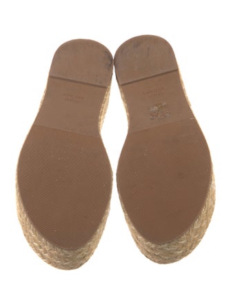 Stuart Weitzman Leather Braided Accents Mules