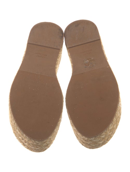 Stuart Weitzman Leather Braided Accents Mules